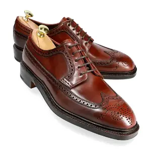 cordovan derby shoes