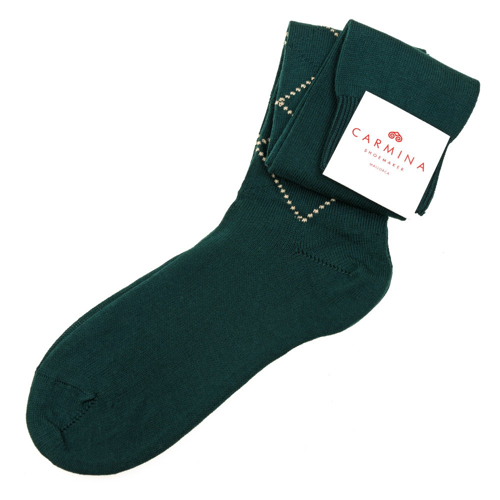 CHAUSSETTE LONGUE VERT