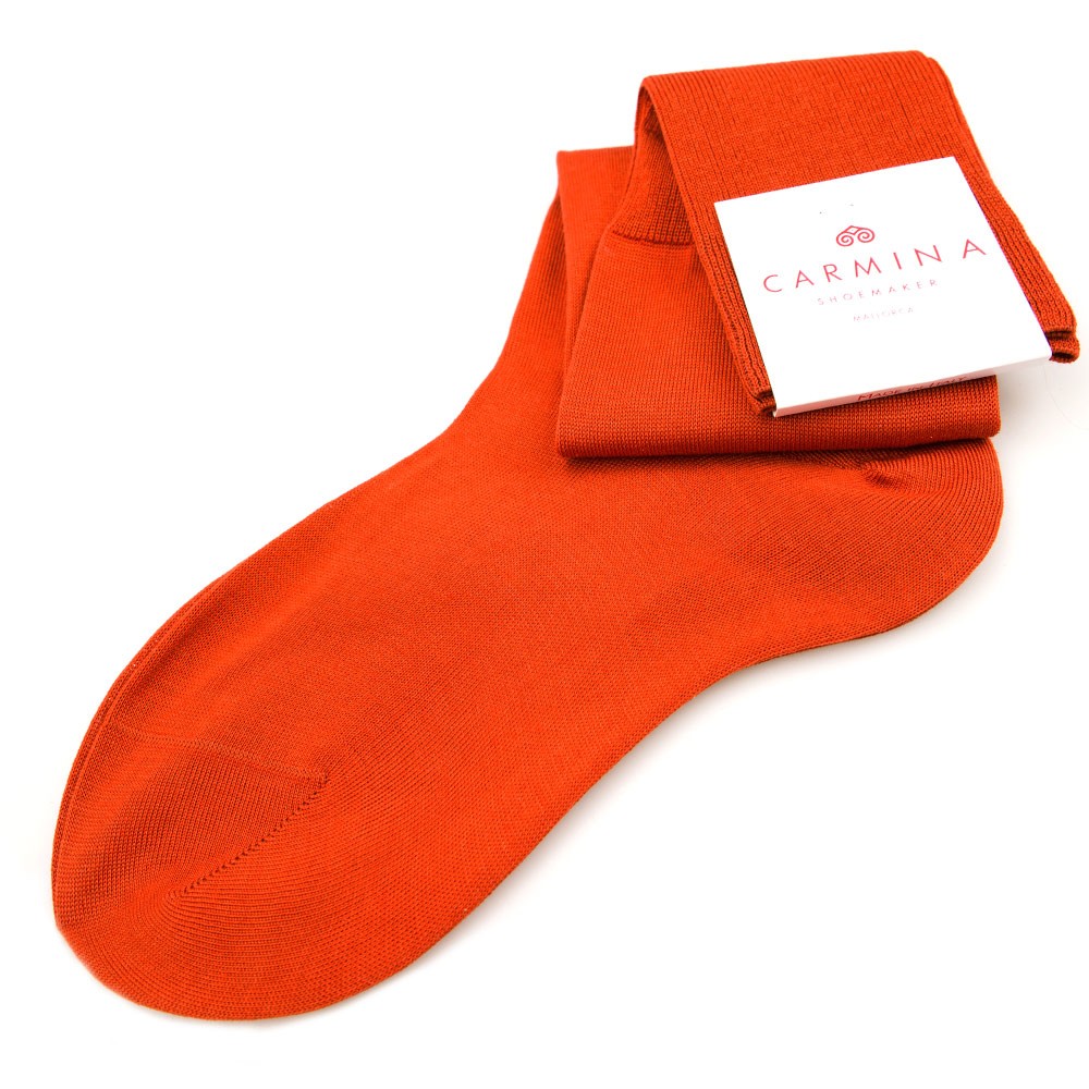 Long socks in orange