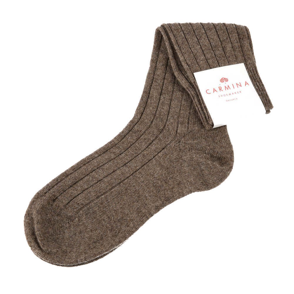 CHAUSSETTES SPORT POUR HOMMES COULEUR MARRON FONCÉ