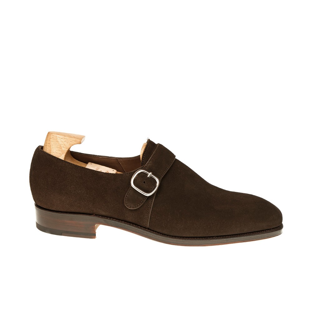 monk strap brown shoes