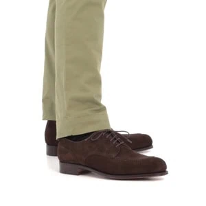 Uチップダービー（カーフスエード ダークブラウン フォレスト）80414