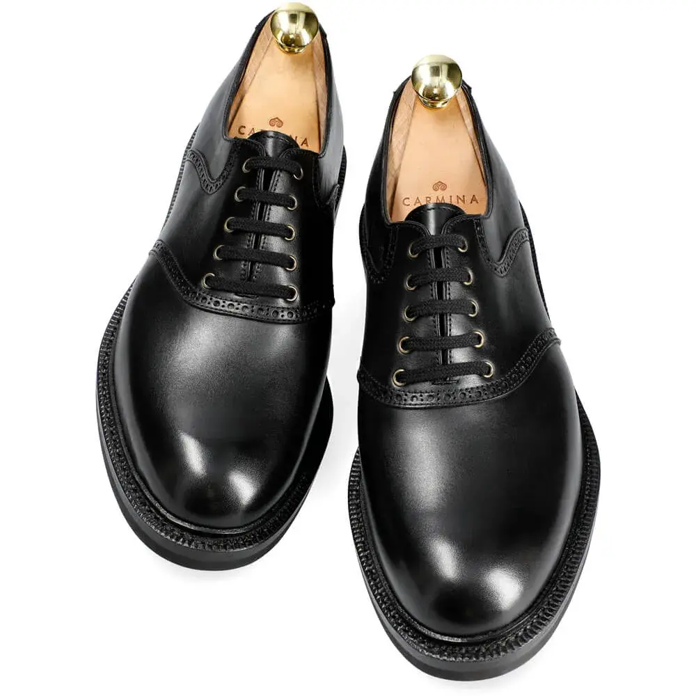 靴 CARMINA 80905 CALVIA size:8 Oxford Shoes 80905 in Black Funchal | Carmina Shoemaker