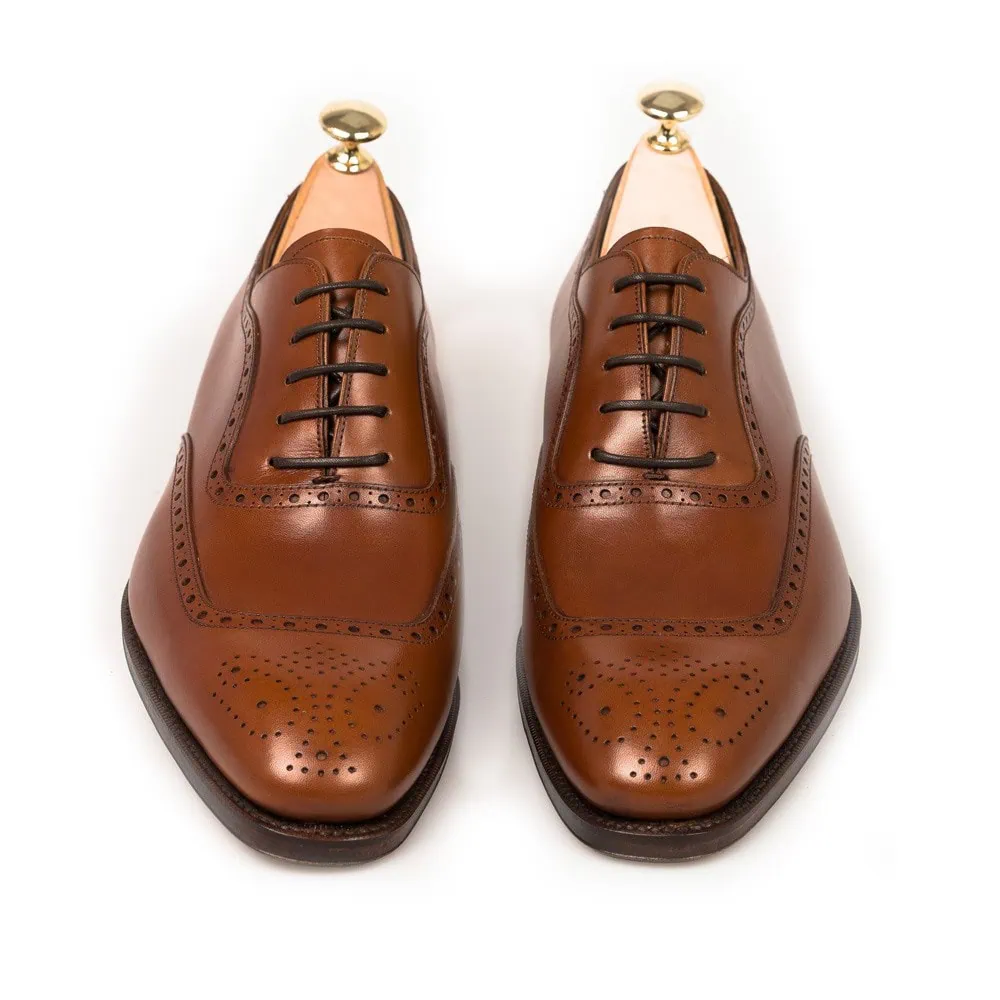 FULL-BROGUE ADELAIDE IN TANNED VEGANO | CARMINA