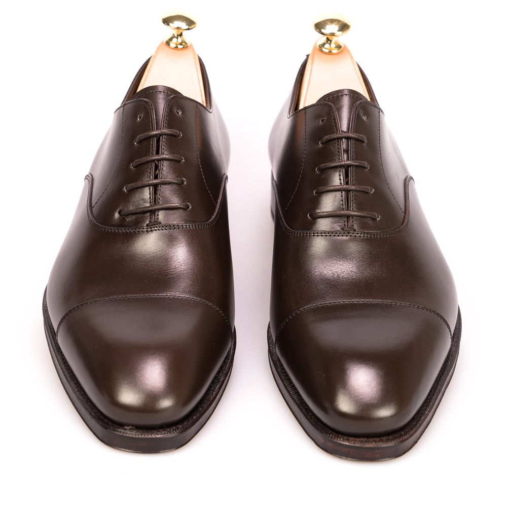 Brown Rain Oxford Shoes | CARMINA