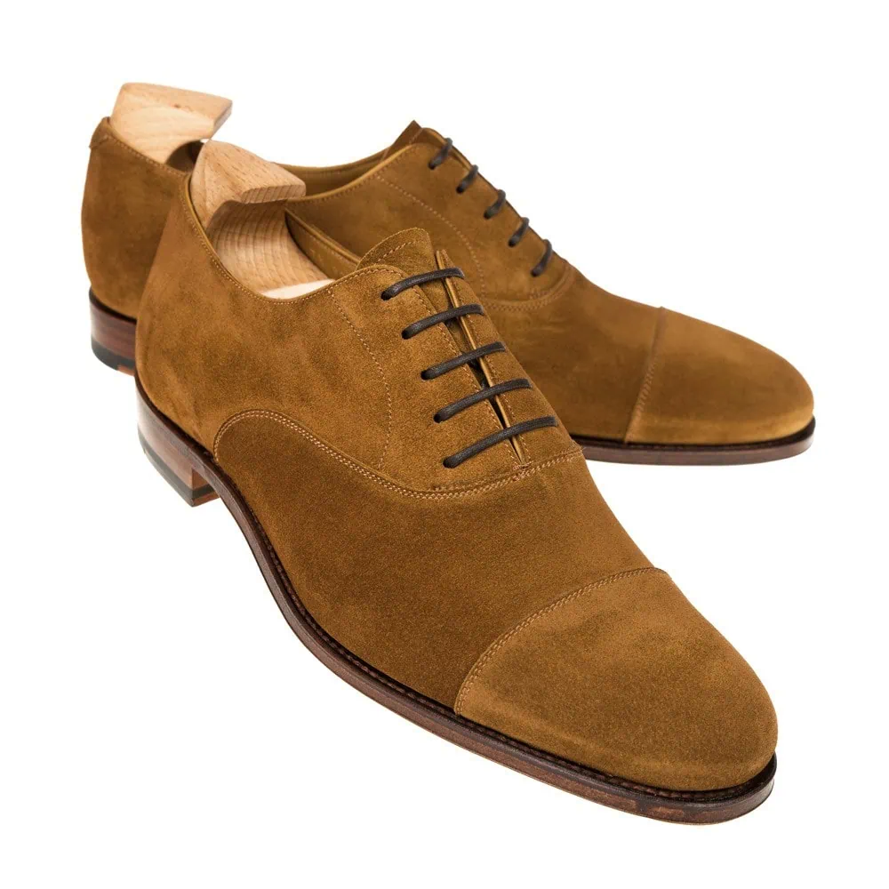 WINGTIP OXFORDS TOBACCO SUEDE