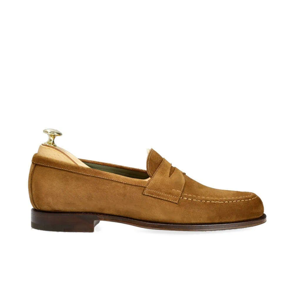 PENNY LOAFERS SNUFF SUEDE | CARMINA