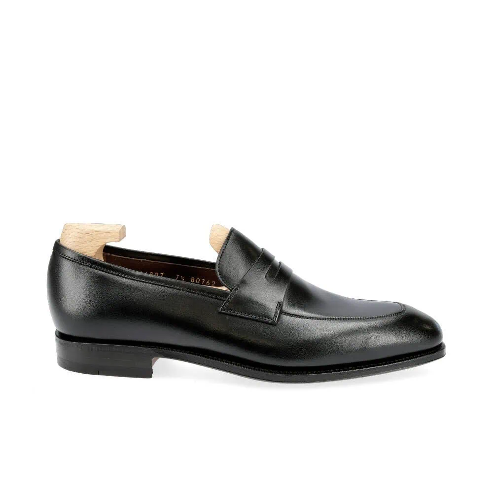Black penny loafers | CARMINA Shoemaker