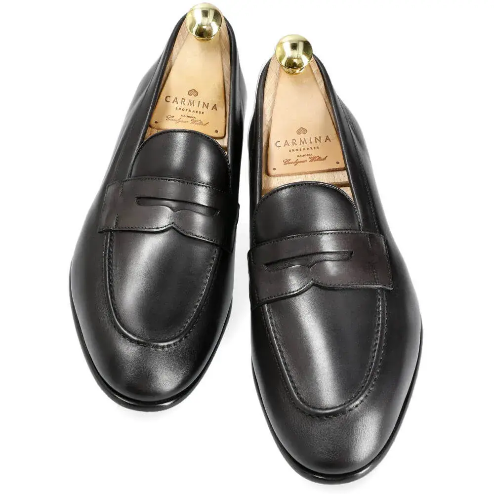PENNY LOAFERS MEN WITH STRAP IN NEW BOX | CARMINA