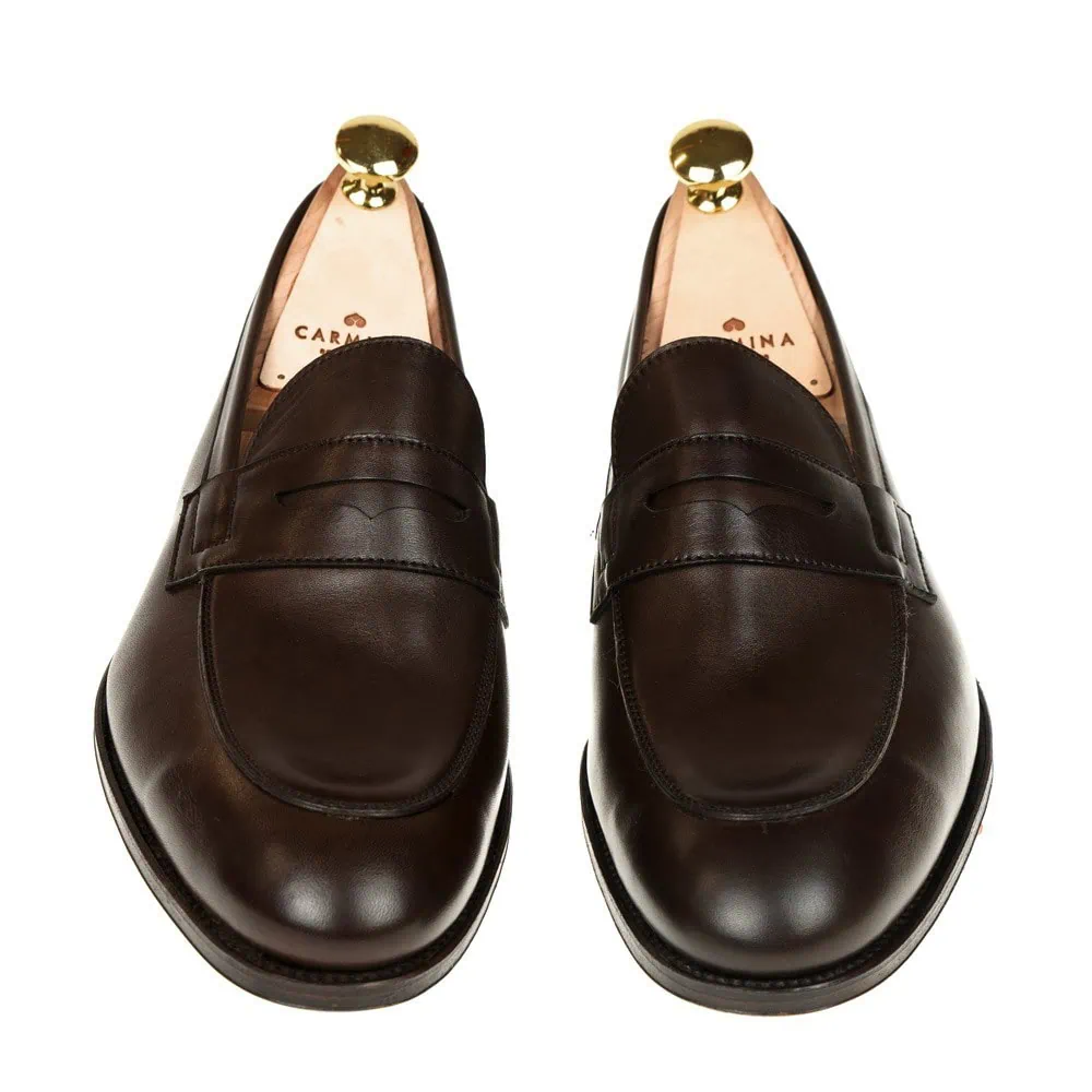PENNY LOAFERS BROWN FUNCHAL | CARMINA Shoemaker