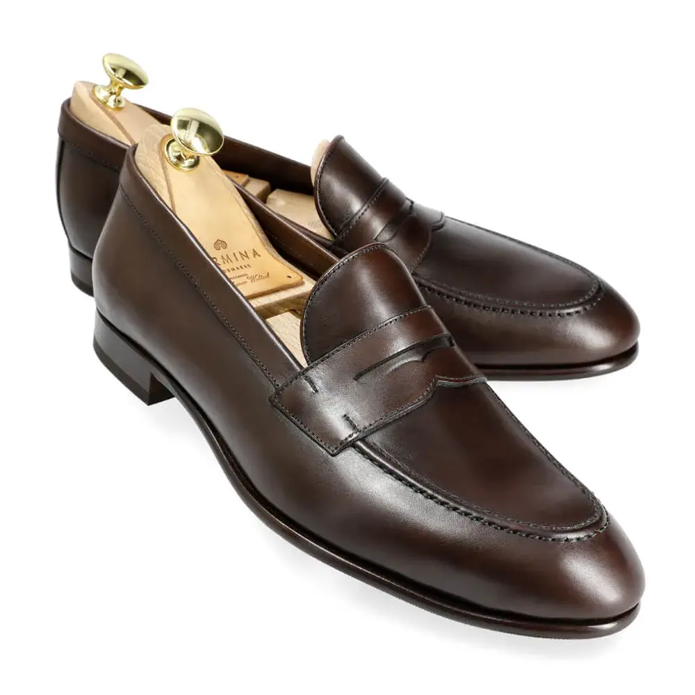 MEN'S PENNY LOAFERS IN NEW BOX | CARMINA