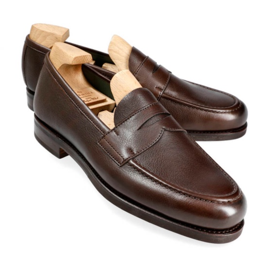PENNY LOAFERS BROWN RUSTICALF | CARMINA Shoemaker