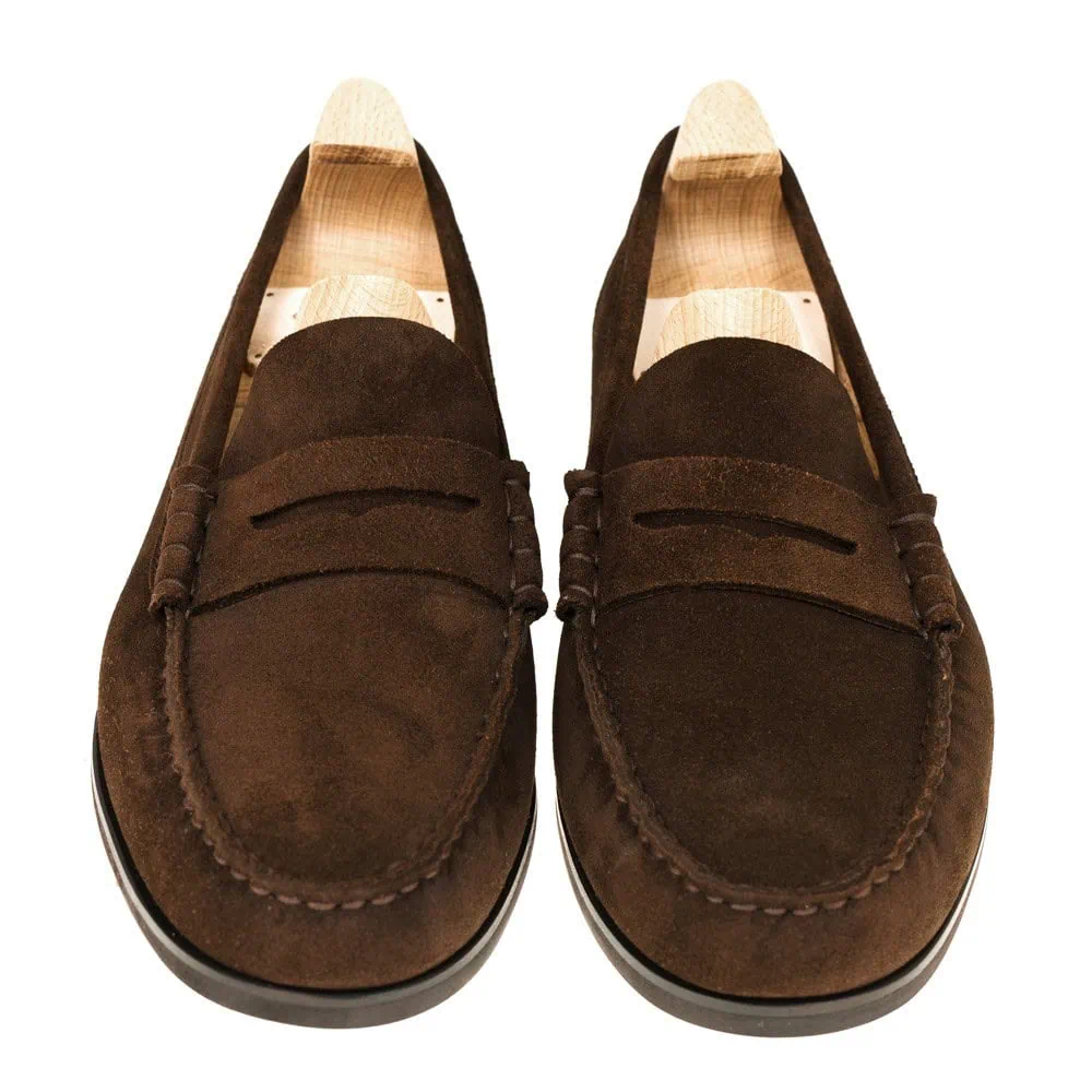 PENNY LOAFERS BROWN REPELLO | CARMINA
