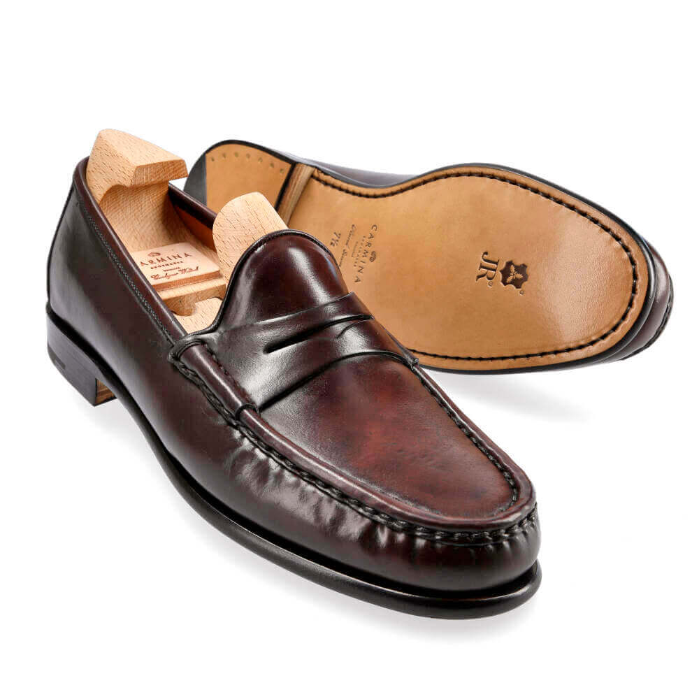 BROWN PENNY LOAFERS 80191