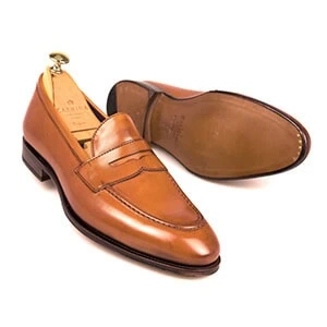 PENNY LOAFERS SNUFF SUEDE | CARMINA Shoemaker