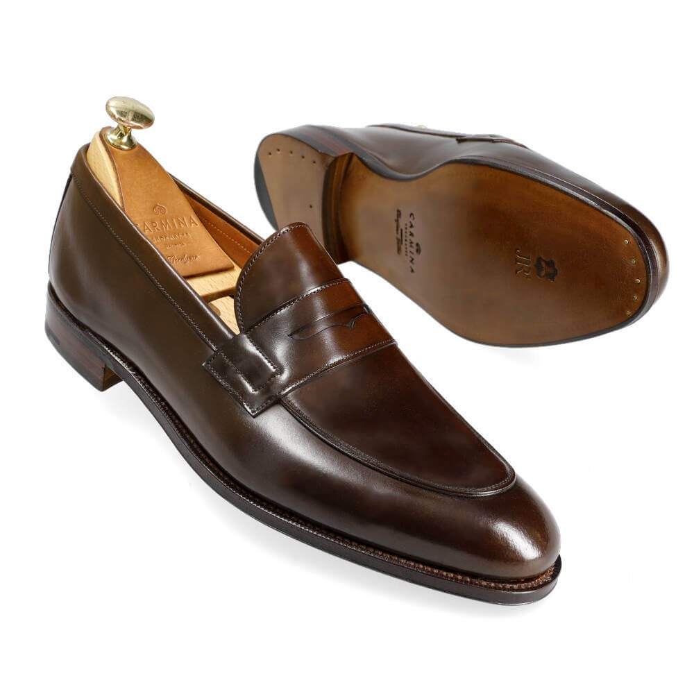 UNLINED CORDOVAN PENNY LOAFERS 80730 SINEU