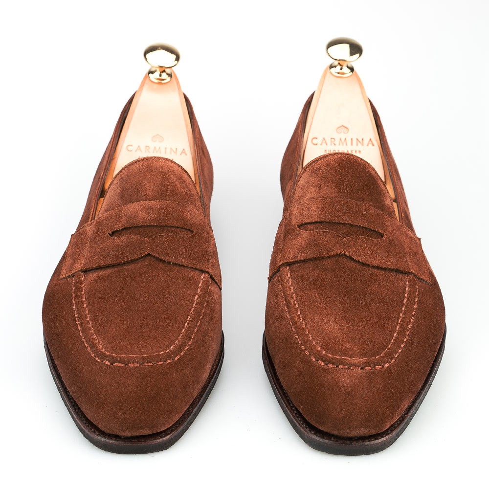 PENNY LOAFERS IN POLO SUEDE | CARMINA