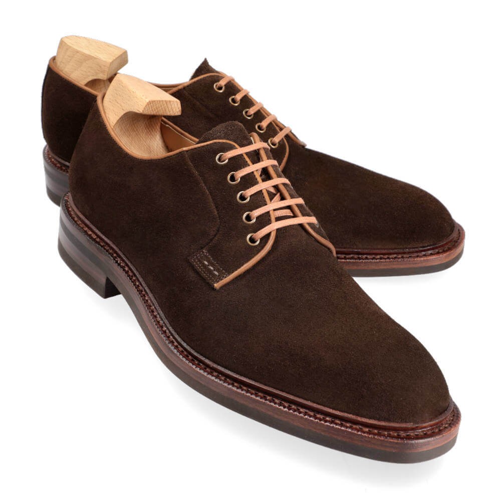 Derby shoes in dark brown
