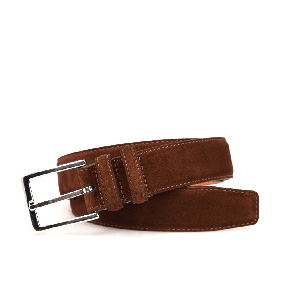 Polo Suede Leather Belt | CARMINA Shoemaker