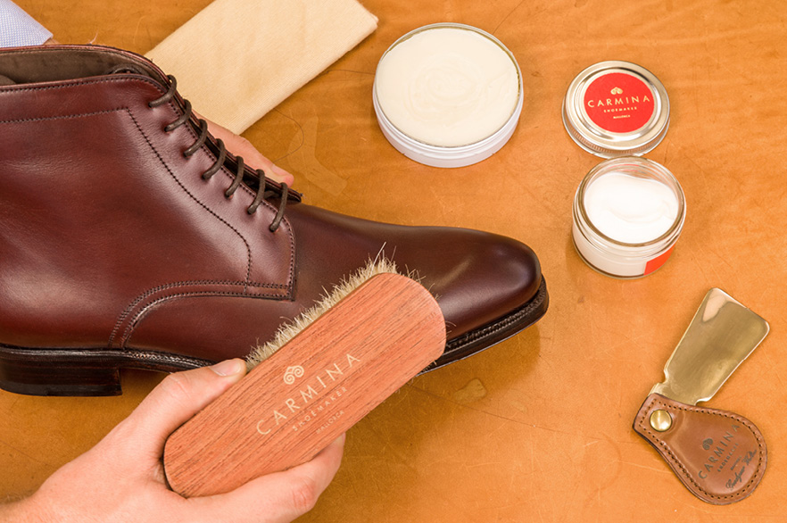 Boxcalf leather care