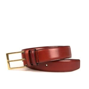 NATURAL CORDOVAN BELT