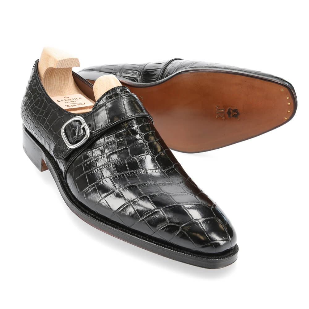 croc leather shoes