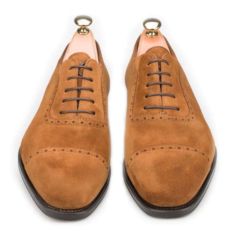 CAPTOE ADELAIDE IN TOBACCO SUEDE