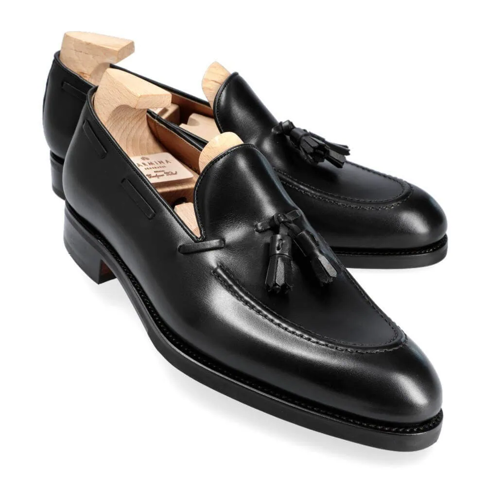 TASSEL LOAFERS BLACK PALMELATO | CARMINA display picture 3