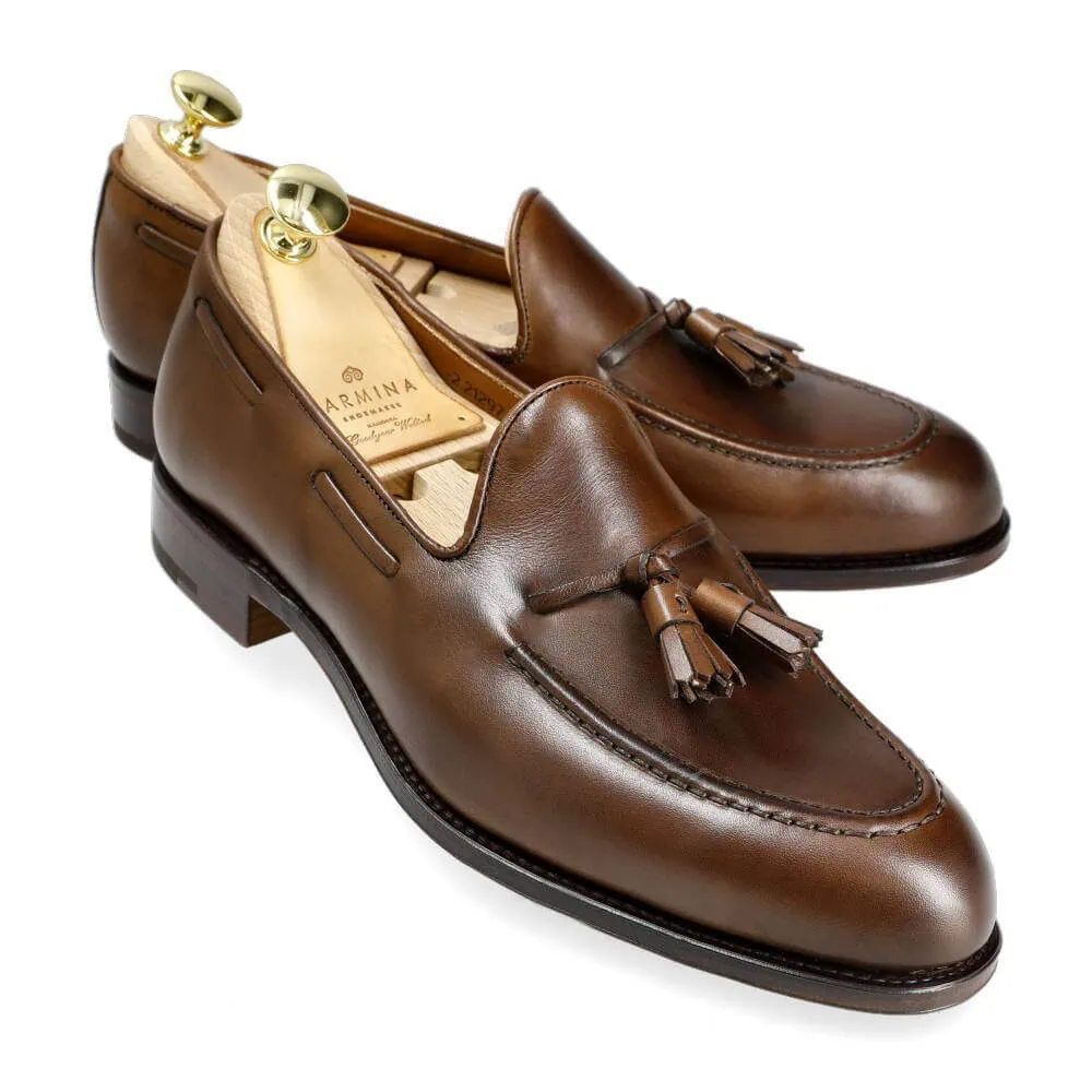 TASSEL LOAFERS BROWN VEGAN | CARMINA