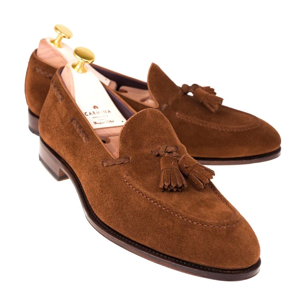 タッセルローファー（スエード ウェタム）80371- Carmina Shoemaker