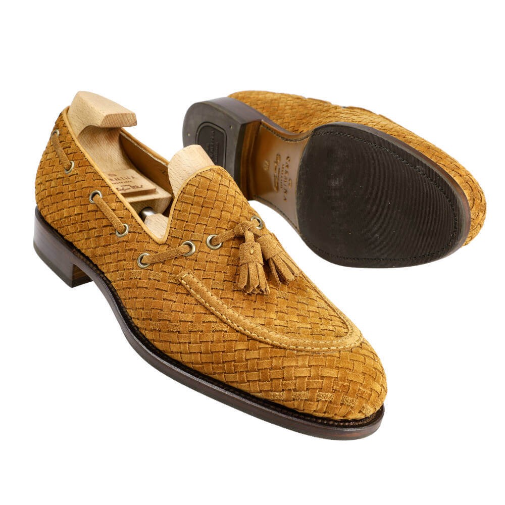 BRAIDED TASSEL LOAFERS 80299 FOREST 