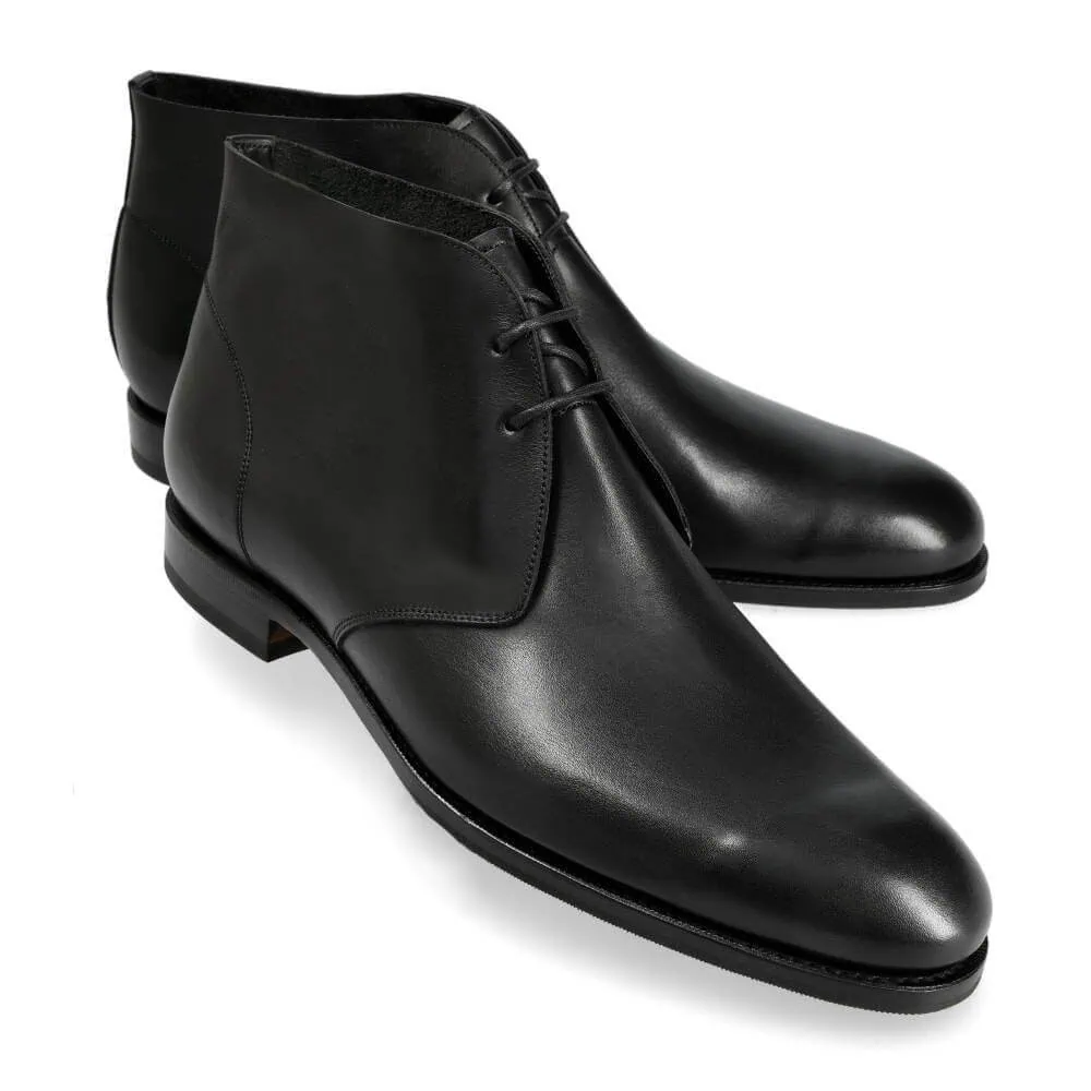 CHUKKA BOOTS BLACK FUNCHAL | CARMINA CHUKKA BOOTS BLACK FUNCHAL | CARMINA