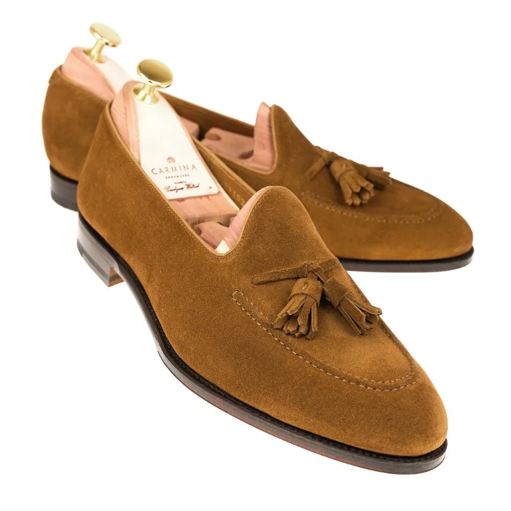 tobacco suede loafers Lightweight Penny Loafer 8.5 UK / 9.5 US brown cords UNLINED TASSEL LOAFERS 80686 UETAM