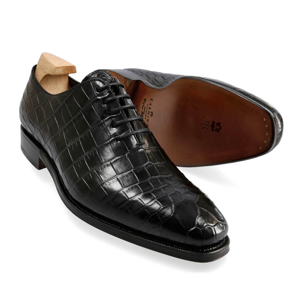 Ermax Mens W2015-3 Dress Oxford Shoes Faux Crocodile Skin 