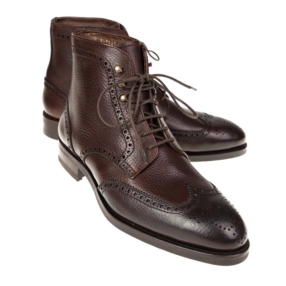 wingtip dress boot