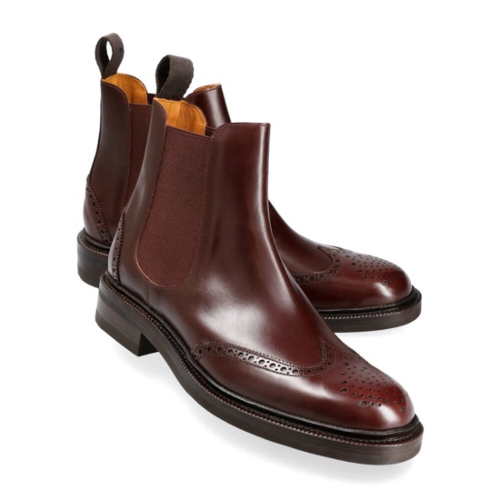 Bottines Chelsea Femme à Talon Compensé – Style Slip-On Confortable Avec Rembourrage (Simili Cuir, Talon 2.5 Pouces) - 5