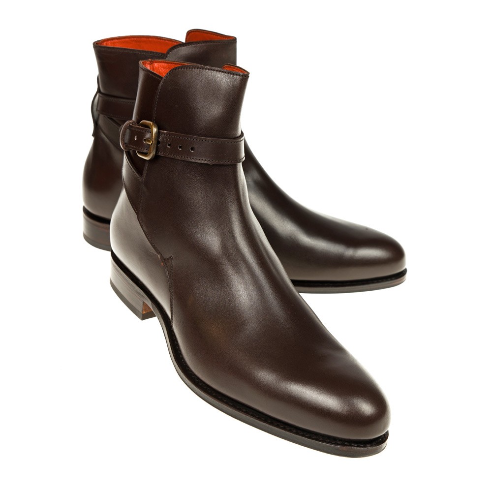 JODHPUR BOOT IN BROWN BOX-CALF