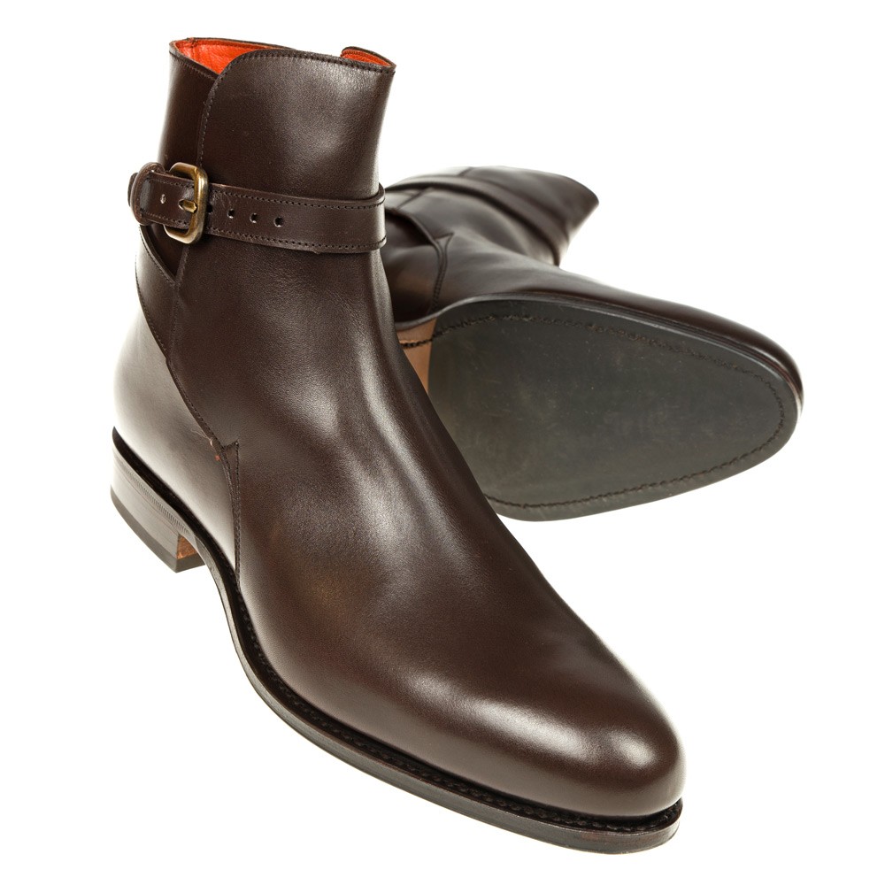 JODHPUR BOOT IN BROWN BOX-CALF