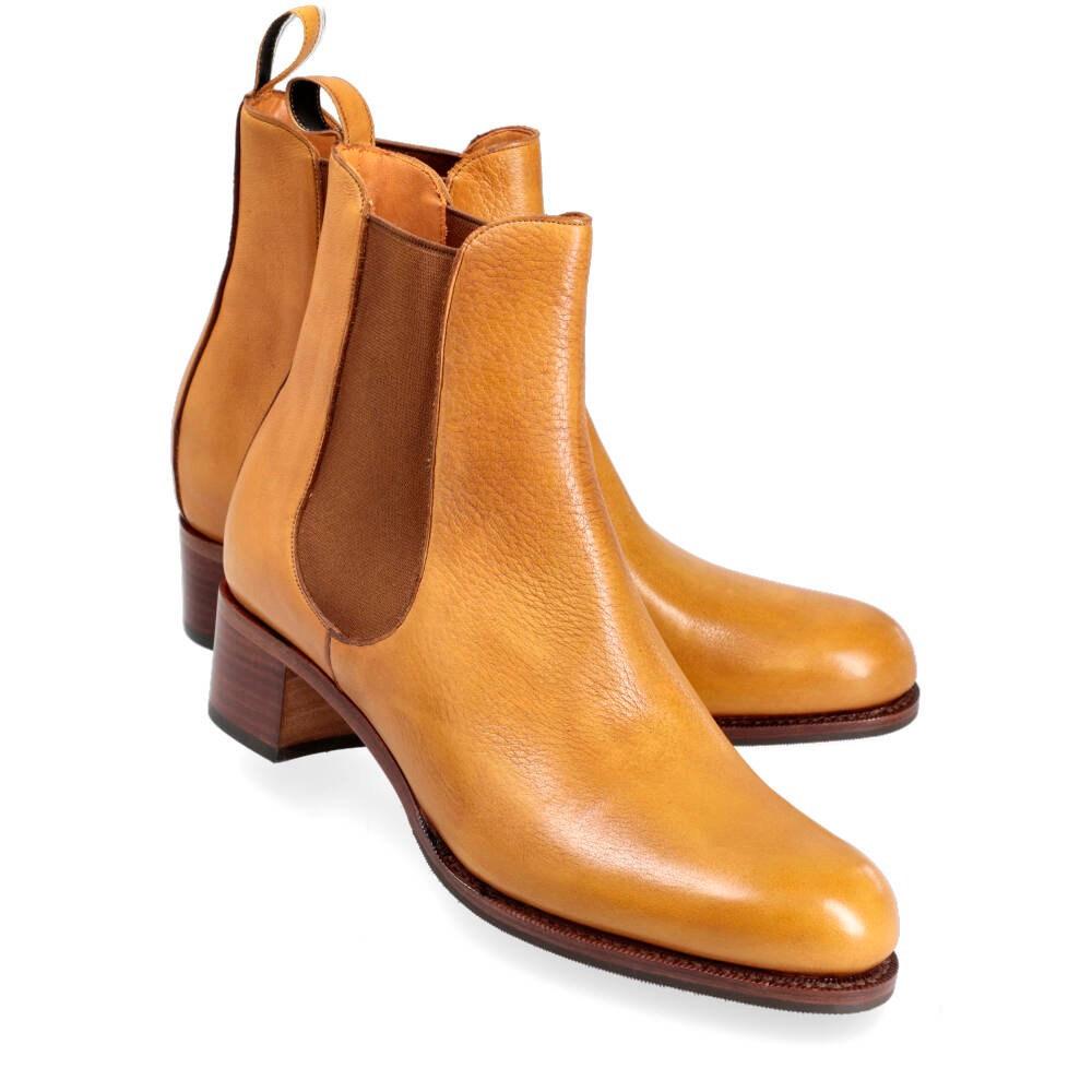 HELEED BOOTS WOMEN TAN RUSTICALF | CARMINA