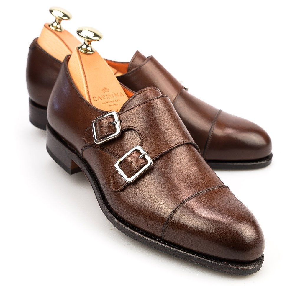 women's double monk strap shoes