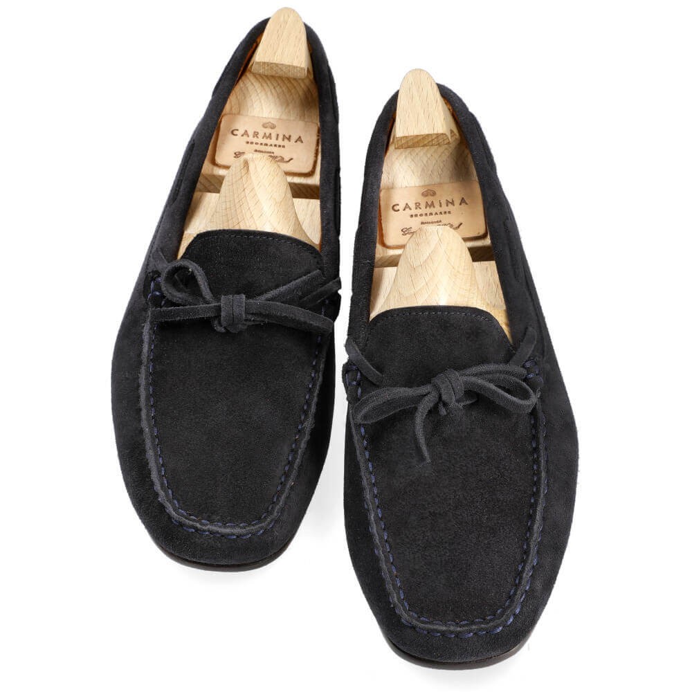 WOMEN DRIVING LOAFERS IN NAVY SUEDE