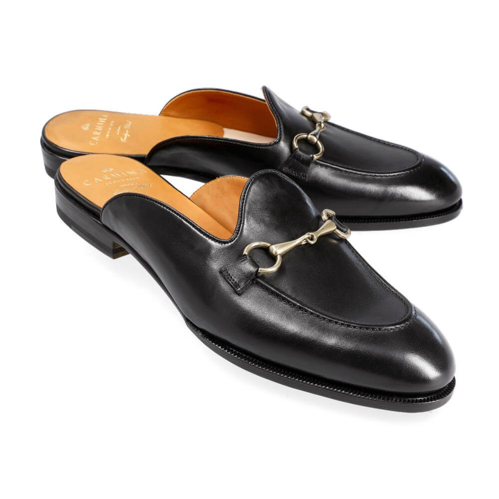 WOMEN MULES IN BLACK FUNCHAL | CARMINA