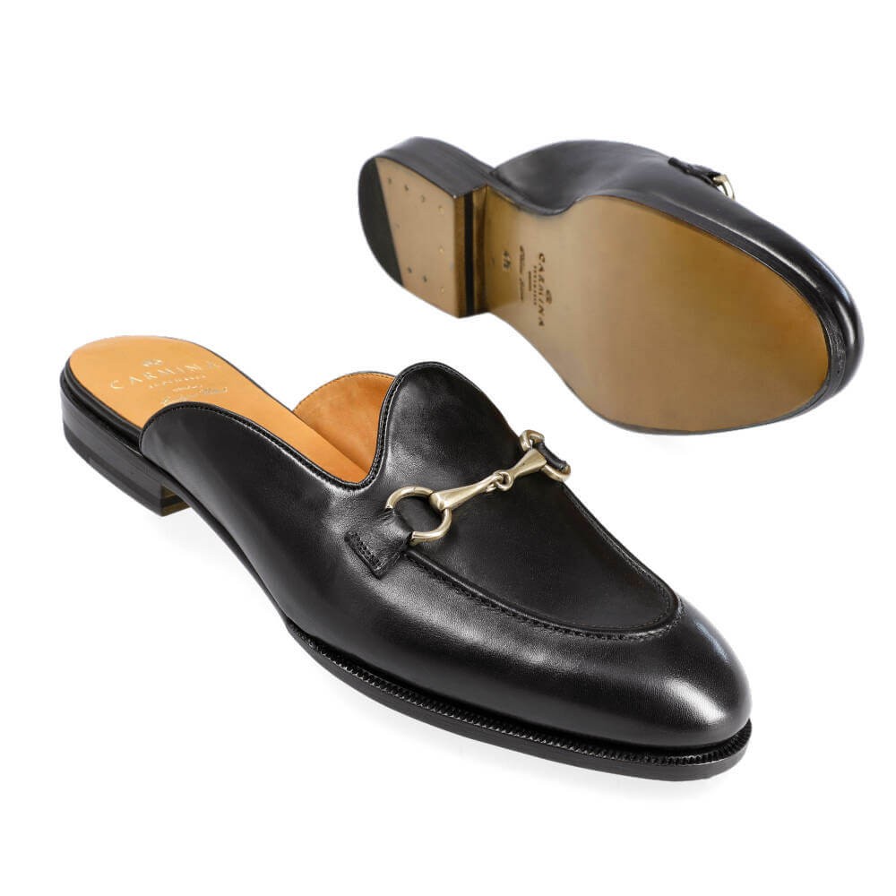 mule sneakers black