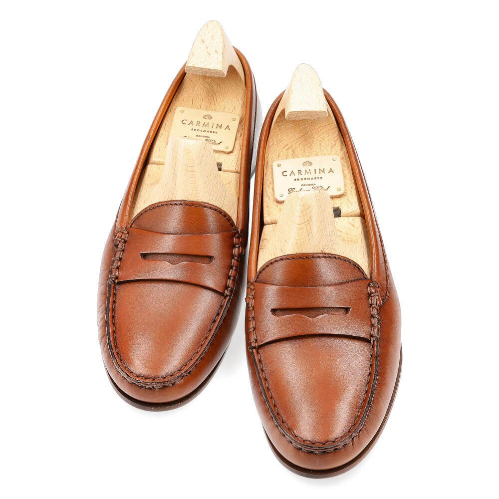 Maria Lya Donna III Womens Leather Moccasin Penny Loafers