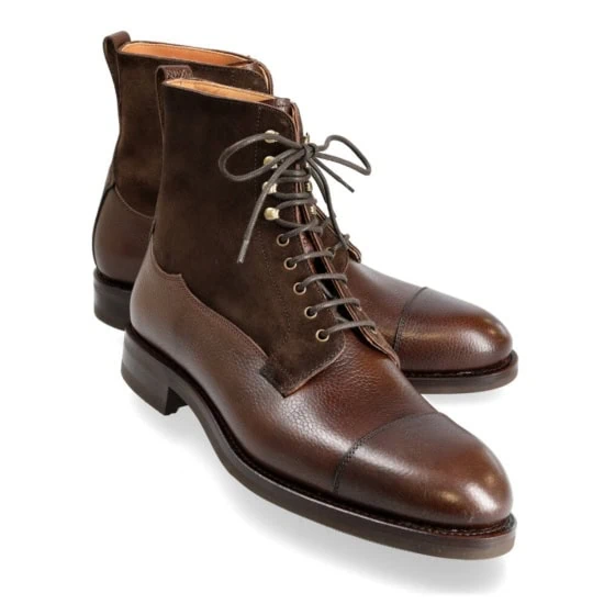 Carmina ブーツ work_boots_80791_suede_brown_m